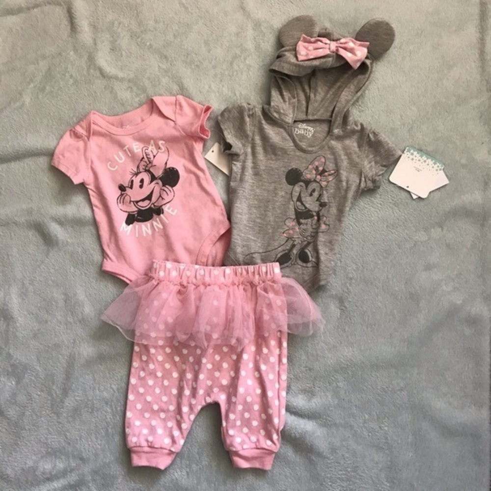 Disney Minnie Mouse Tutu Outfit with Hood